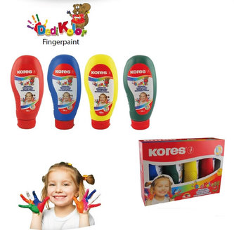 Kores Prstové farby DEDI KOLOR 150 ml x 4 farby