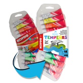 Kores TEMPERAS - tempery v tube 12ml x 12 farieb