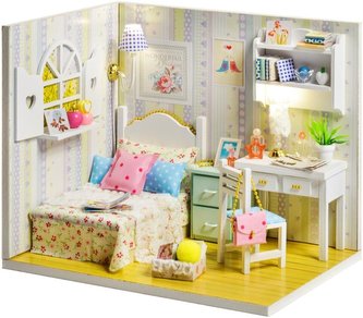 Składany Drewniany Model LED Barbara's Room Składany Drewniany Model LED Barbara's Room