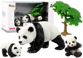 Figúrka pandy s mláďatami