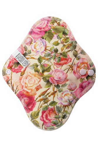 BIO Denní vložka (PUL) - Růže & přírodní bambusovo-biobavlněné froté