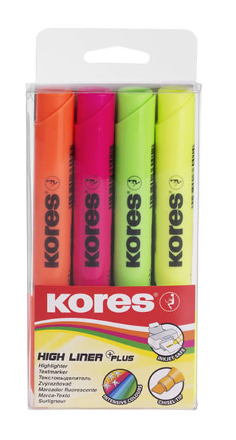 Kores HIGH LINER PLUS mix 4 farieb