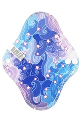 Slipová vložka (PUL) - Hvězdné nebe, sv. růžový velur (kojenecký plyš)