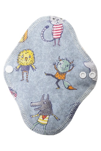 BIO Intimní vložka s GOTS (Biobavlněný úplet) - Halloween