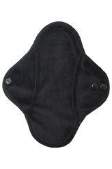 Denní vložka (Bavlněné froté s PUL) - Černý velur (kojenecký plyš)