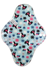 Noční vložka (PUL) - Tukan, černý velur (kojenecký plyš)