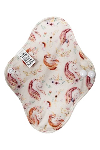 BIO Slipová vložka (PUL) - Zasněný jednorožec & přírodní bambusovo-biobavlněné froté