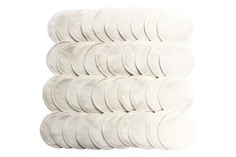 BIO Vložky do podprsenky - Přírodní bambusovo-biobavlněné froté__Počet ks:20