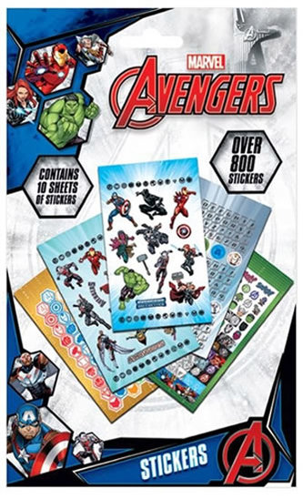 Avengers - Set 800 samolepek