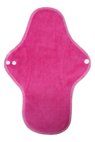 XL vložka (Bavlněné froté s PUL) - Růžový velur (kojenecký plyš)