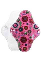 Noční vložka (Bavlněné froté s PUL) - Rozkvetlé Mexiko (bavlněný úplet)