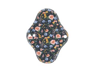 BIO Slipová vložka (Bavlněné froté s PUL) - Pole květin (biobavlněný úplet s GOTS)