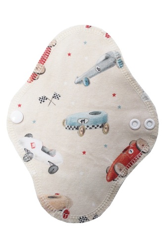 BIO Intimní vložka s GOTS (Biobavlněný úplet) - Závoďáci