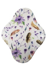 Slipová vložka (Bavlněné froté s PUL) - Peříčka v kvítí (bavlněný úplet)