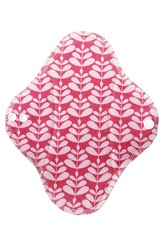 BIO Denní vložka (Bavlněné froté s PUL) - Růžová Charlotta (biobavlněný úplet s GOTS)