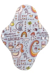 BIO Noční vložka (Bavlněné froté s PUL) - Přívětivost (biobavlněný úplet s GOTS)