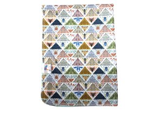 Přebalovací podložka (PUL) - Hmyzí hotel, bledě modrý velur