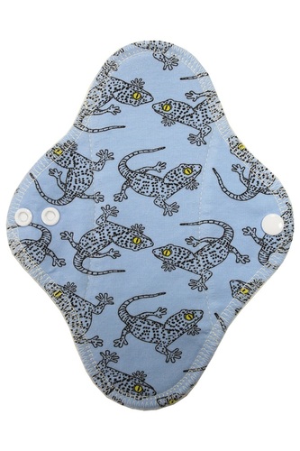 Slipová vložka (Bavlněné froté s PUL) - Ještěrky (bavlněný úplet)