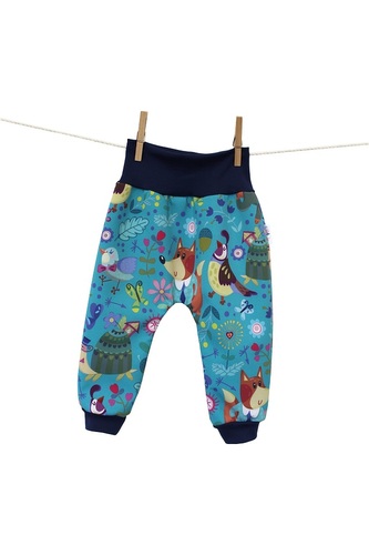 Softshellové kalhoty - Pan Lišák__Velikost tepláčků EUR:56/62