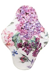 BIO Noční vložka (Bavlněné froté s PUL) - Květinový sen (biobavlněný úplet s GOTS)