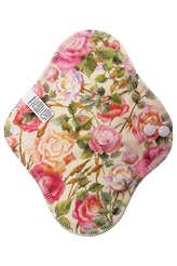 Denní vložka (PUL) - Růže, sv. růžový velur (kojenecký plyš)