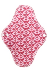 BIO Noční vložka (Bavlněné froté s PUL) - Růžová Charlotta (biobavlněný úplet s GOTS)