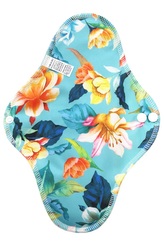 Noční vložka (PUL) - Magnólie, sv. žlutý velur (kojenecký plyš)