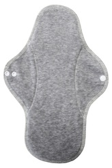 XL vložka (Bavlněné froté s PUL) - Šedý velur (kojenecký plyš)