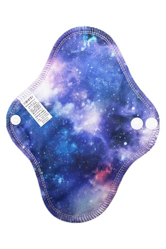 BIO Slipová vložka (PUL) - Galaxie & přírodní bambusovo-biobavlněné froté