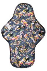 XL vložka (PUL) - Indiánská pírka, černý velur (kojenecký plyš)