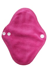 Intimní vložka (Bavlněné froté s PUL) - Růžový velur (kojenecký plyš)