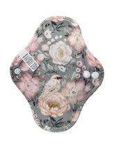 Slipová vložka (PUL) - Vrabčák v růžích, sv. růžový velur (kojenecký plyš)