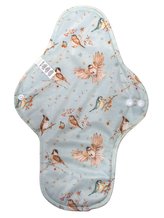 BIO XL vložka (PUL) - Ptáčci u jeřabin & přírodní bambusovo-biobavlněné froté