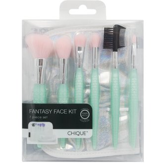 Royal & Langnickel CHIQUE™ Fantasy Face Kit Mermaid - Sada kosmetických štětců na obličej - mentolová - 7ks