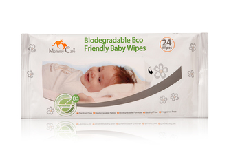 Mommy Care - EKO Biologicky rozložitelné dětské ubrousky 24ks