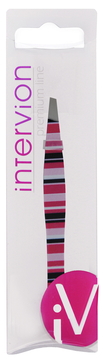 Inter-Vion Barevná zahnutá pinzeta na obočí