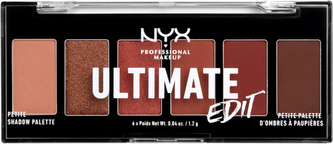 NYX PROFESSIONAL MAKEUP Paletka 8 očních stínů Ultimate Edit Petite Shadow Varianta: USPP01 - Warm Neutrals