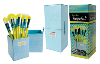 Royal & Langnickel LOVE IS...HOPEFUL Cestovní sada štětců (12 ks)