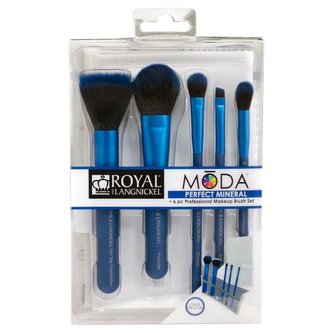 Royal & Langnickel MODA PERFECT MINERAL Sada štětců (5 ks) Varianta: Nový produkt - modrá