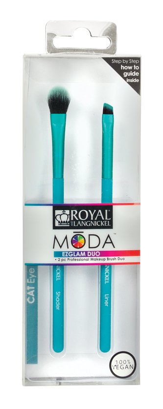 Royal & Langnickel MŌDA™ PRO MAKEUP BRUSH EZGLAM DUO CAT EYE DVOJICE ŠTĚTCŮ NA OČI