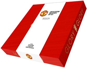 Oficiální dárkový set FC Manchester United: Kalendář - diář - propiska (32 x 32 x 4 cm)