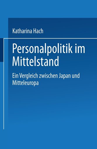 Personalpolitik im Mittelstand
