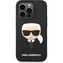 Karl Lagerfeld Liquid Silicone Karl Head kryt iPhone 14 Pro Max černý