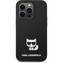 Karl Lagerfeld Liquid Silicone Choupette kryt iPhone 14 Pro Max černý