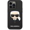 Karl Lagerfeld MagSafe kryt Liquid Silicone Karl Head iPhone 14 Pro černý