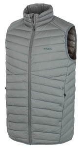 Pánská péřová vesta Dresles M dk. grey green - L