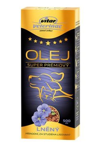 VITAR Veterinae Ľanový olej 500ml