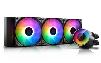 DEEPCOOL vodní chladič Castle 360RGB V2 / 3x120mm / ARGB / Intel i AMD