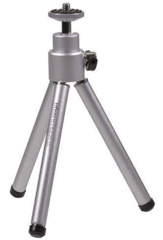 Doerr MB-205 ministativ (15-20,5 cm, 90 g, max.1kg, kulová hlava, stříbrný)