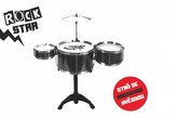 Bicia súprava ROCK STAR plast s príslušenstvom v krabici 23x22x17cm